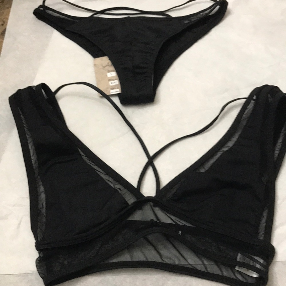 2-Piece *New Style* Mesh Criss-Cross Bikini